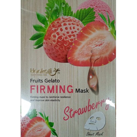 HI3007-3012 Маска для лица HAOKALI Fruits Gelato, 30мл, набор 10шт., 1/120/720