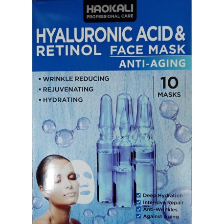 HI3024-3031 Маска для лица HAOKALI VITAMIN, 30мл, набор 10шт., 1/120/720
