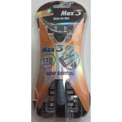 HI1257 Станки MAX мужск.,1+3 картр., 3 лезв. (144шт в ящ)