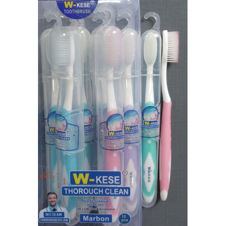 HI1258 Зубная щетка WKESE soft, цветн., футляр, 1/12/360