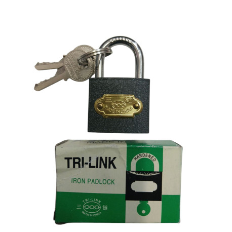 HI1356 Замок серый 32мм Tri-link (240шт в ящ)