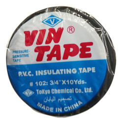 HI534 Изолента VIN TAPE,10м, черная, 1/10/500