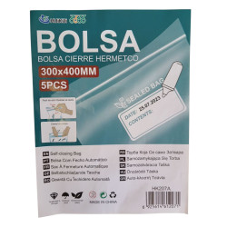 HI1528 Пакети для заморозки продуктів 30*40см 5шт, 1/12/240