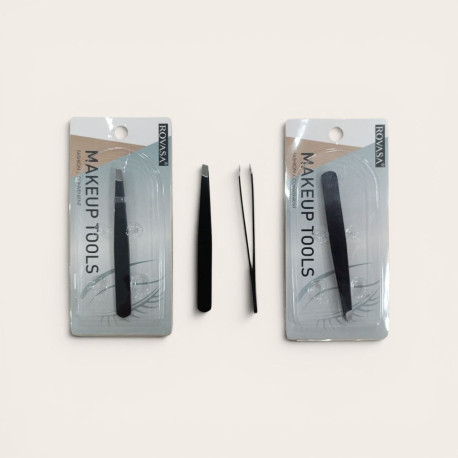 Hi790 Пінцет для брів ROVASA 9,5см, 600в ящ.