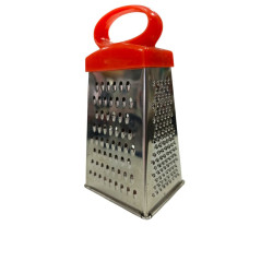 Hi369 Тертка 4-х стороння 12см, нержавіюча сталь. пластикова ручка (288pcs)