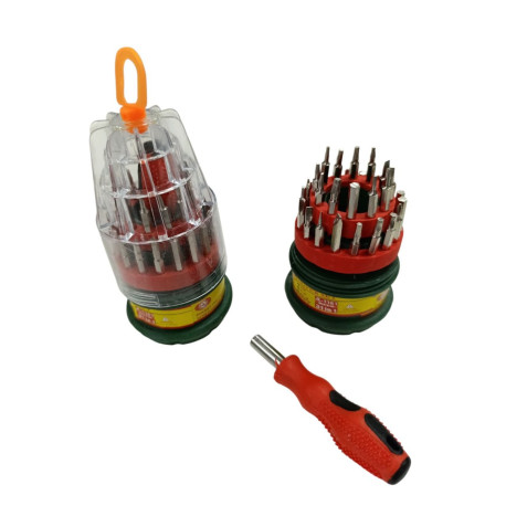 Hi714-1161 набір викруток 30насадок+викрутка (120pcs)