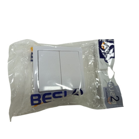 Hi692 Вимикач двоклавішний зовнішній Besla (200pcs)