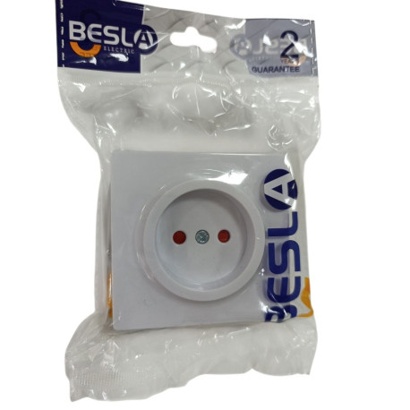 Hi993 Розетка одинарна зовнішня Besla (200pcs)