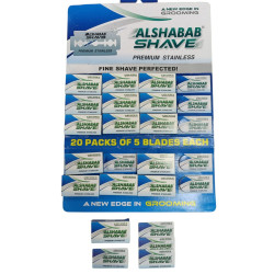 Hi1043 Лезо для гоління Alshabab Shave, 5-ти шт. 5/20/200