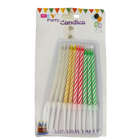 Hi228 Свічки в торт, 10 шт., 14см, блист. (288pcs)
