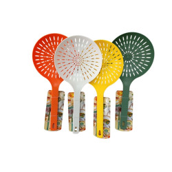 Hi543 Шумовка пластік діам.18см, довжина з ручкою 38см (120pcs)