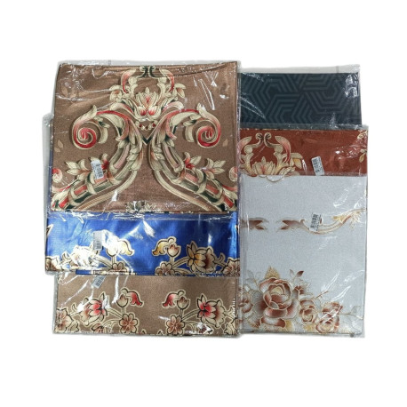 Hi1938 Скатертина на стіл золото на основі блістер 110*160 (50pcs)